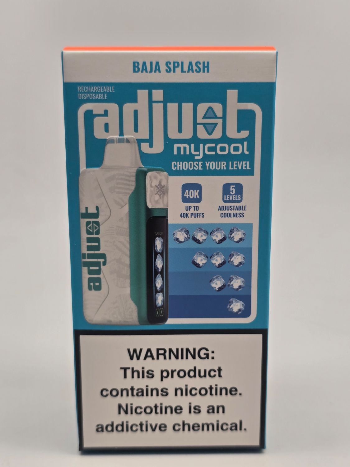 Adjust My Cool Disposable 40K Baja Splash Adjust My Cool Disposable 40K Baja Splash