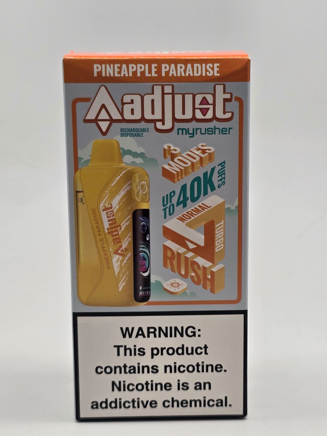 Adjust My Rusher Disposable 40K Pineapple Paradise Adjust My Rusher Disposable 40K Pineapple Paradise