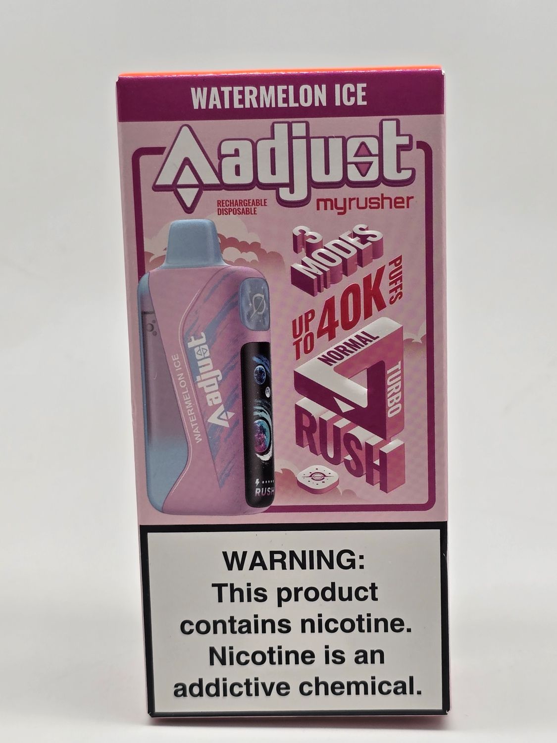 Adjust My Rusher Disposable 40K Watermelon Ice Adjust My Rusher Disposable 40K Watermelon Ice
