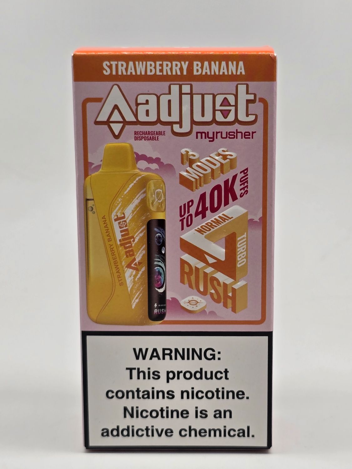 Adjust My Rusher Disposable 40K Strawberry Banana Adjust My Rusher Disposable 40K Strawberry Banana