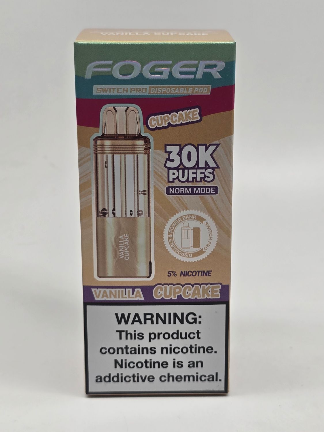 Foger Switch Pro Disposable (POD ONLY) Vanilla Cupcake Foger Switch Pro Disposable (POD ONLY) Vanilla Cupcake