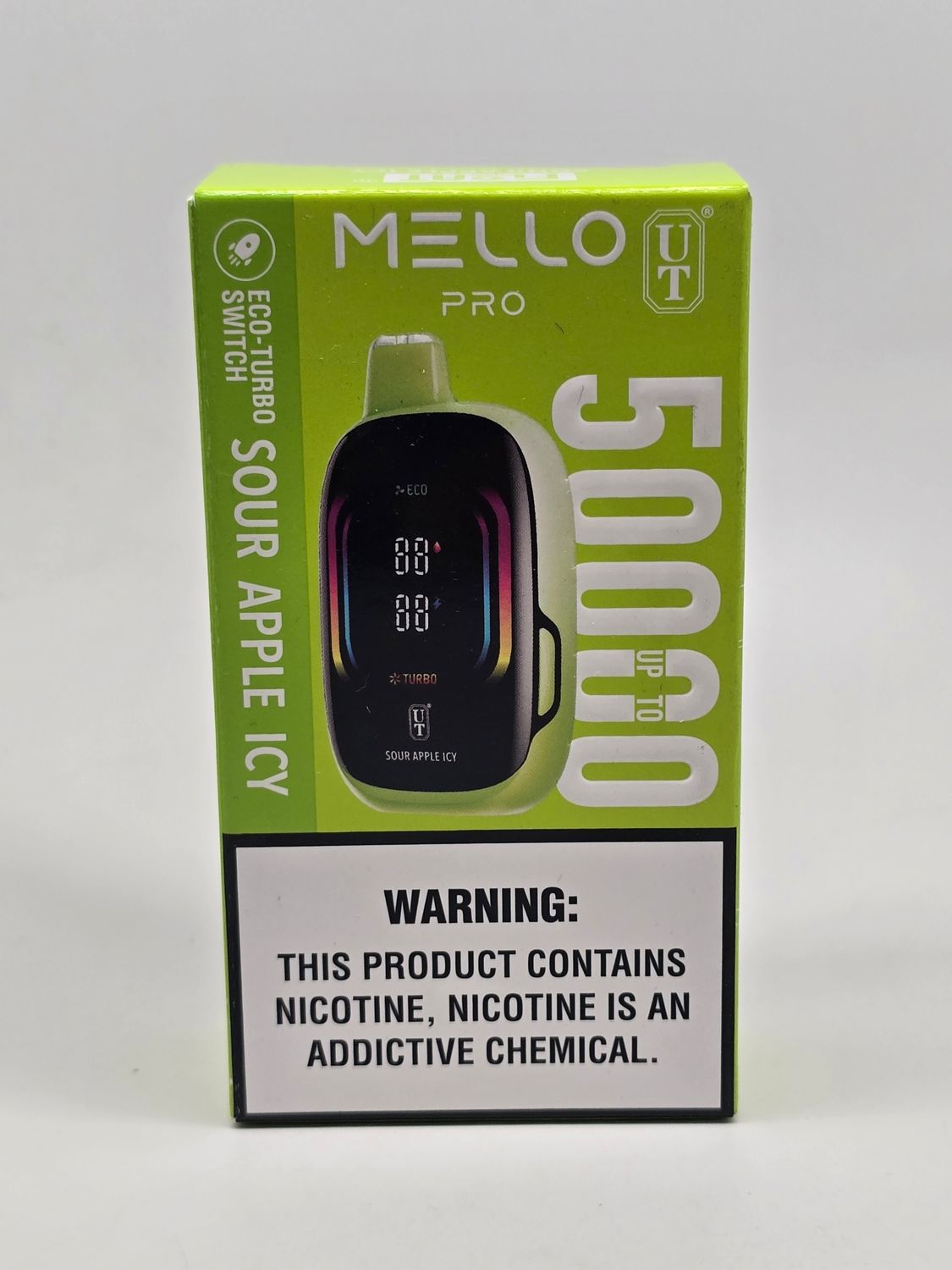 Flum Mello Pro 50k Sour Apple Icy Flum Mello Pro 50k Sour Apple Icy
