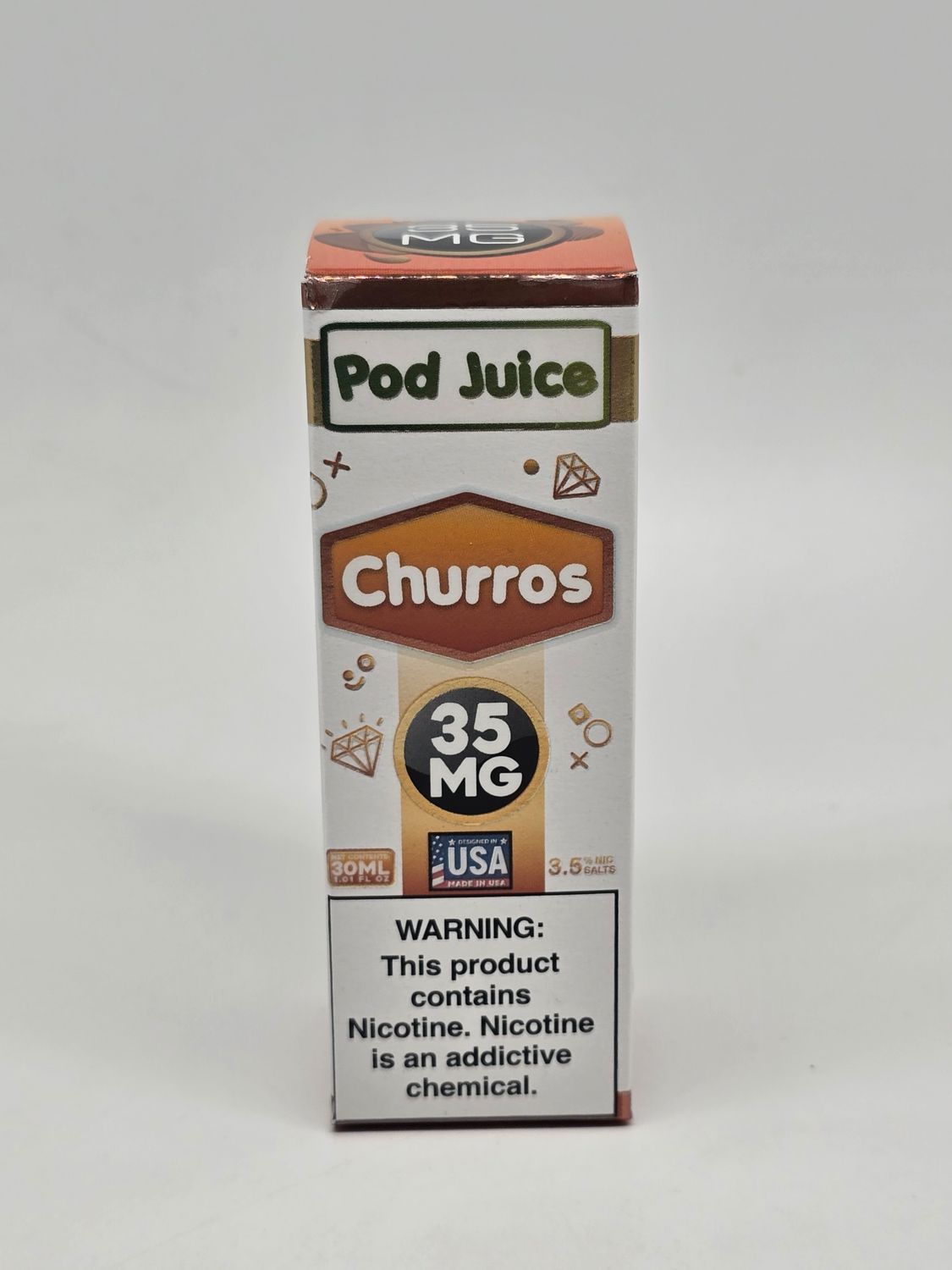 Pod Juice Salt 30ml Churros Pod Juice Salt 30ml Churros