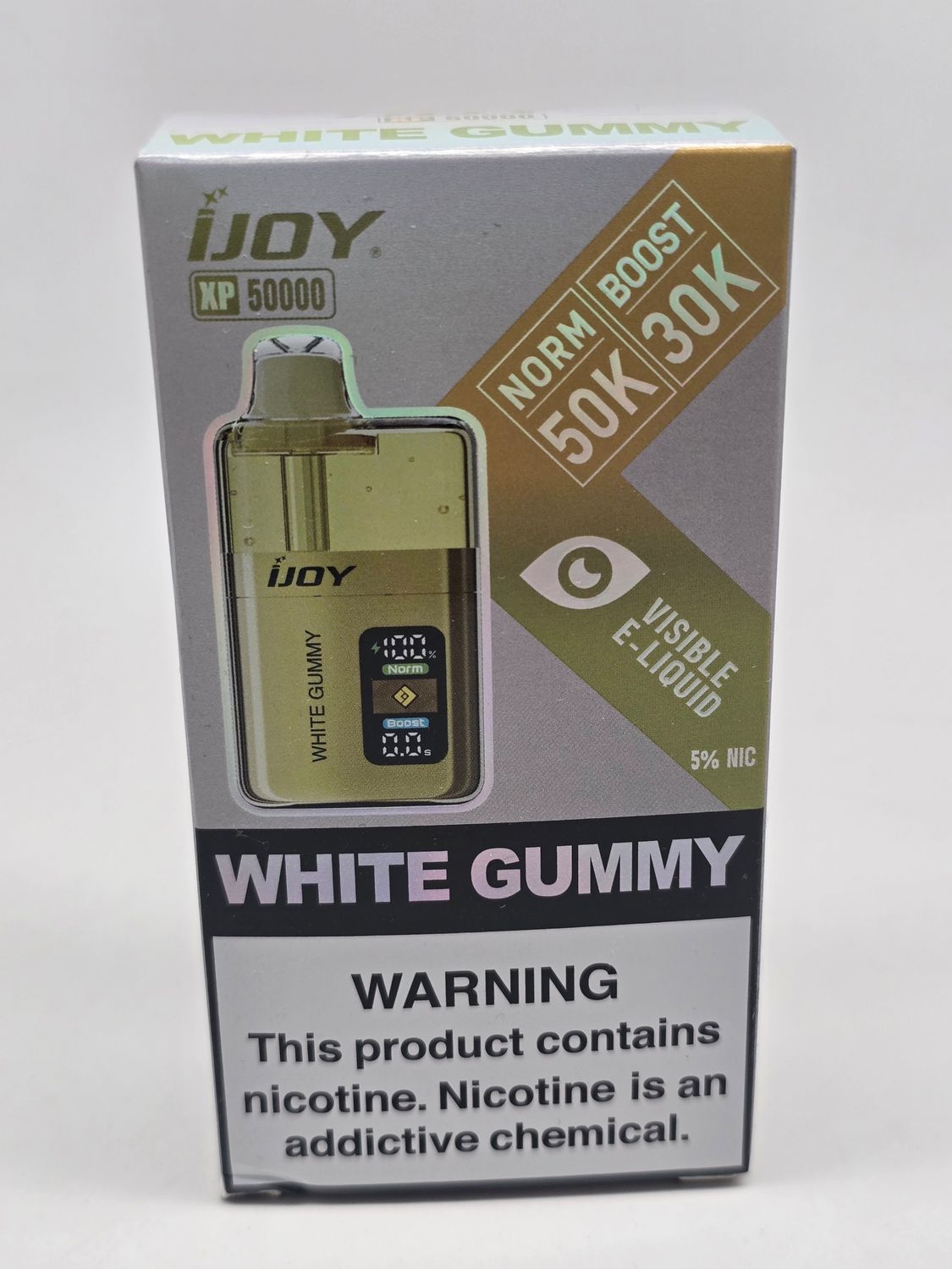 iJoy Xp50000 Disposable White Gummy iJoy Xp50000 Disposable White Gummy