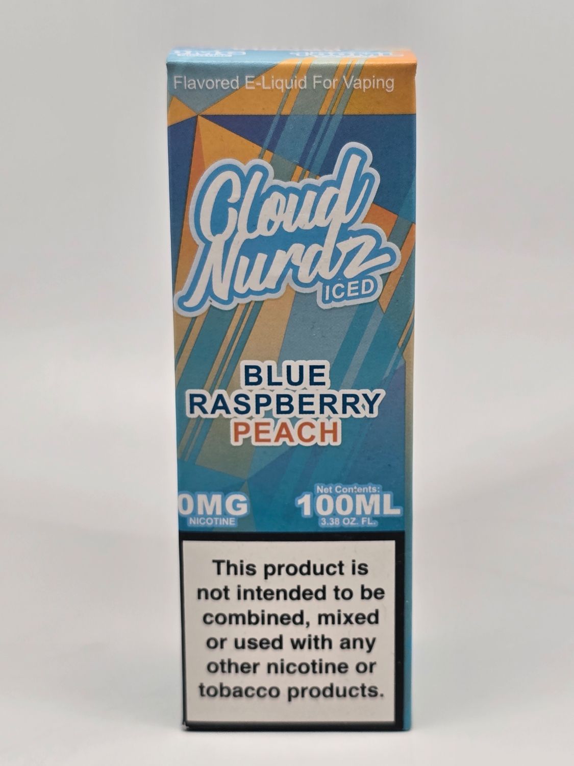 Cloud Nurdz 100ml Iced Blue Raspberry Peach Cloud Nurdz 100ml Iced Blue Raspberry Peach