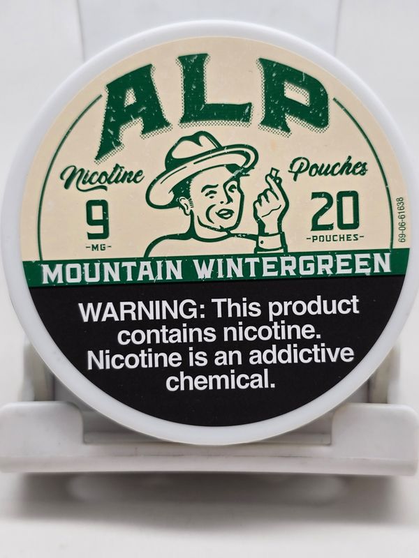 ALP Nicotine Pouches Mountain Wintergreen ALP Nicotine Pouches Mountain Wintergreen