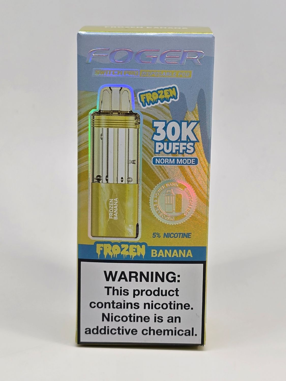 Foger Switch Pro Disposable (POD ONLY) Frozen Banana Foger Switch Pro Disposable (POD ONLY) Frozen Banana