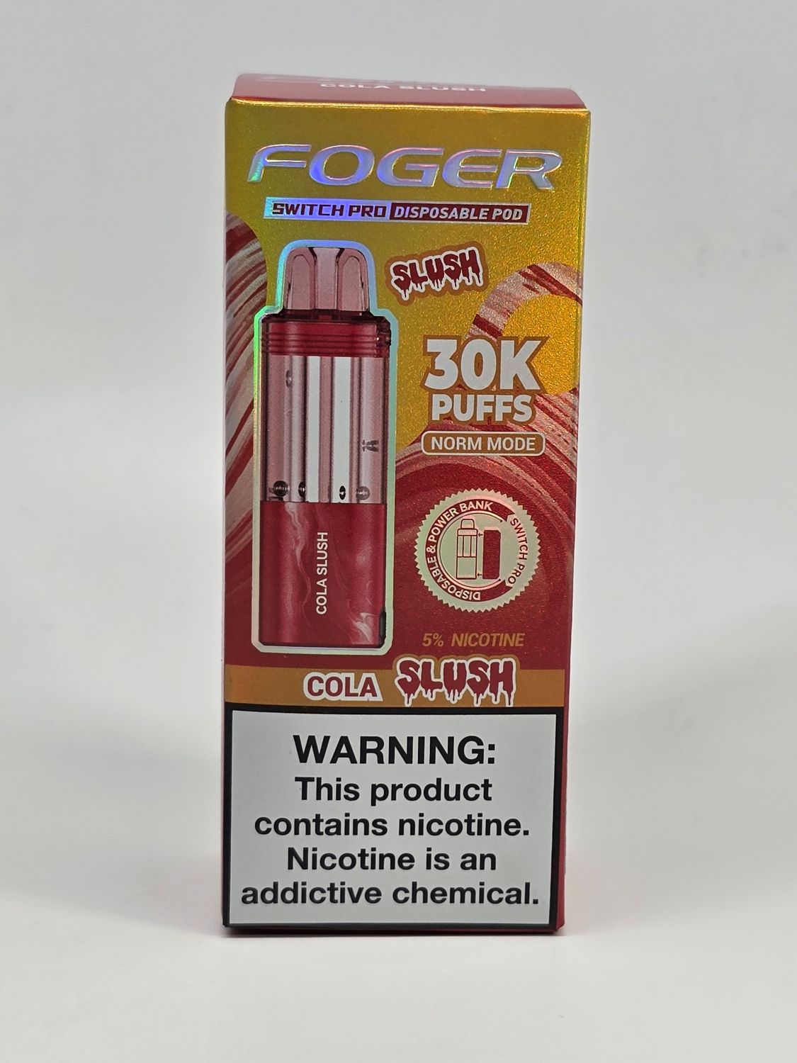 Foger Switch Pro Disposable (POD ONLY) Cola Slush Foger Switch Pro Disposable (POD ONLY) Cola Slush