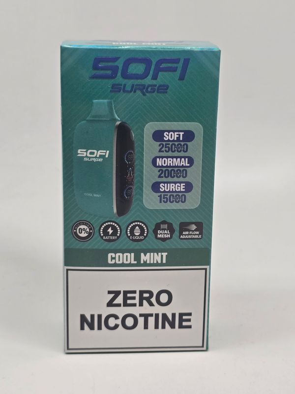 Sofi Surge 25k Zero Nicotine Cool Mint Sofi Surge 25k Zero Nicotine Cool Mint