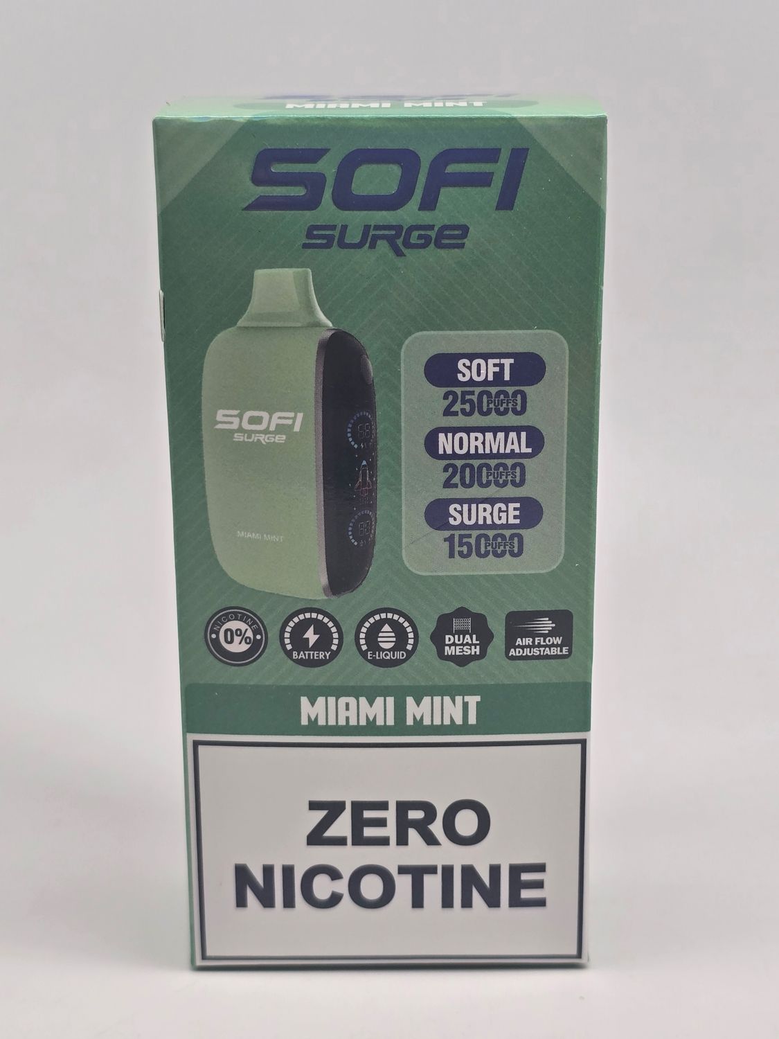 Sofi Surge 25k Zero Nicotine Miami Mint Sofi Surge 25k Zero Nicotine Miami Mint