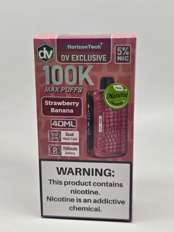 HorizonTech 100K Disposable Strawberry Banana HorizonTech 100K Disposable Strawberry Banana
