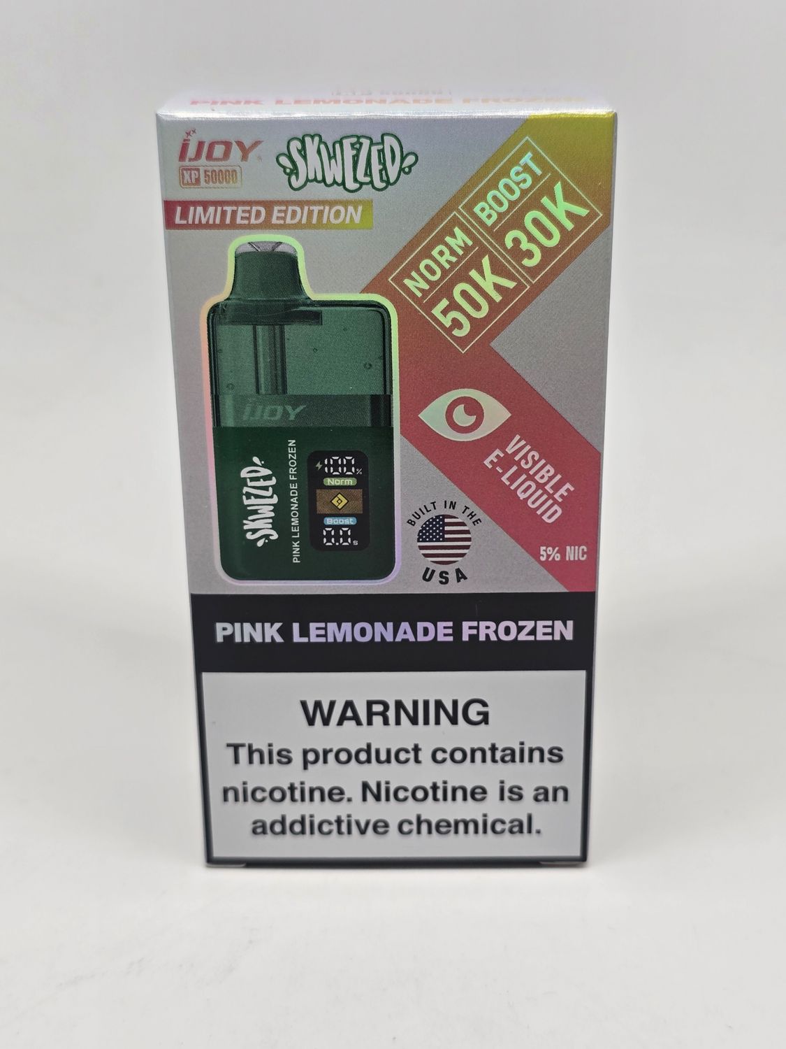 iJoy Xp50000 Disposable Skwezed Limited Edition Pink Lemonade Frozen