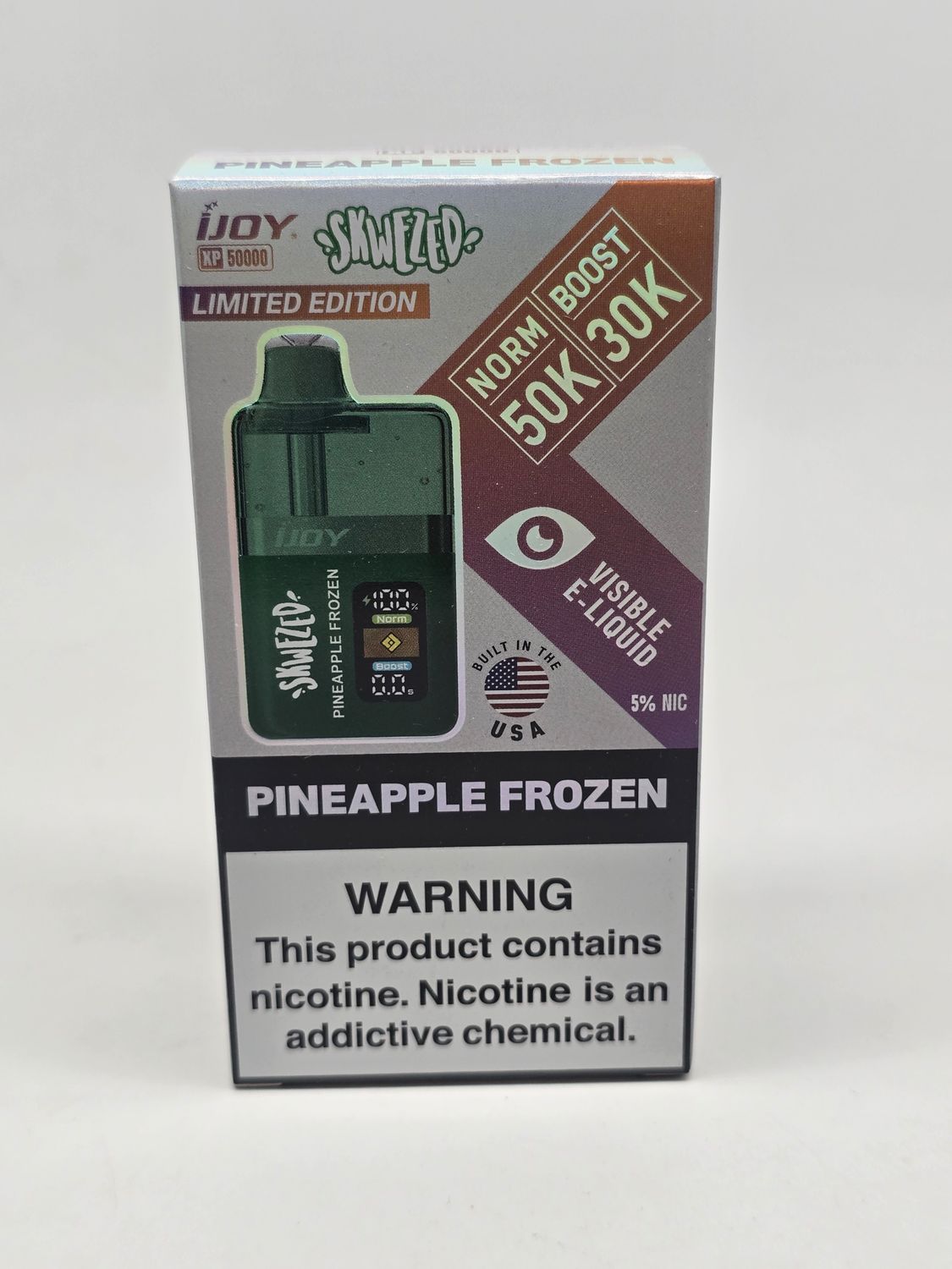iJoy Xp50000 Disposable Skwezed Limited Edition Pineapple Frozen iJoy Xp50000 Disposable Skwezed Limited Edition Pineapple Frozen