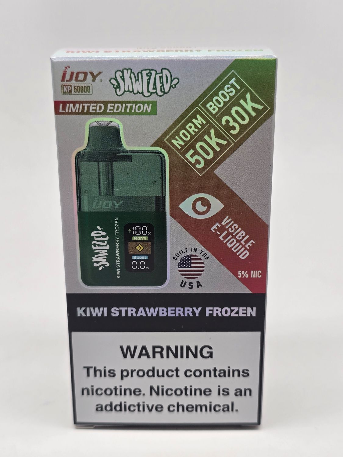 iJoy Xp50000 Disposable Skwezed Limited Edition Kiwi Strawberry Frozen