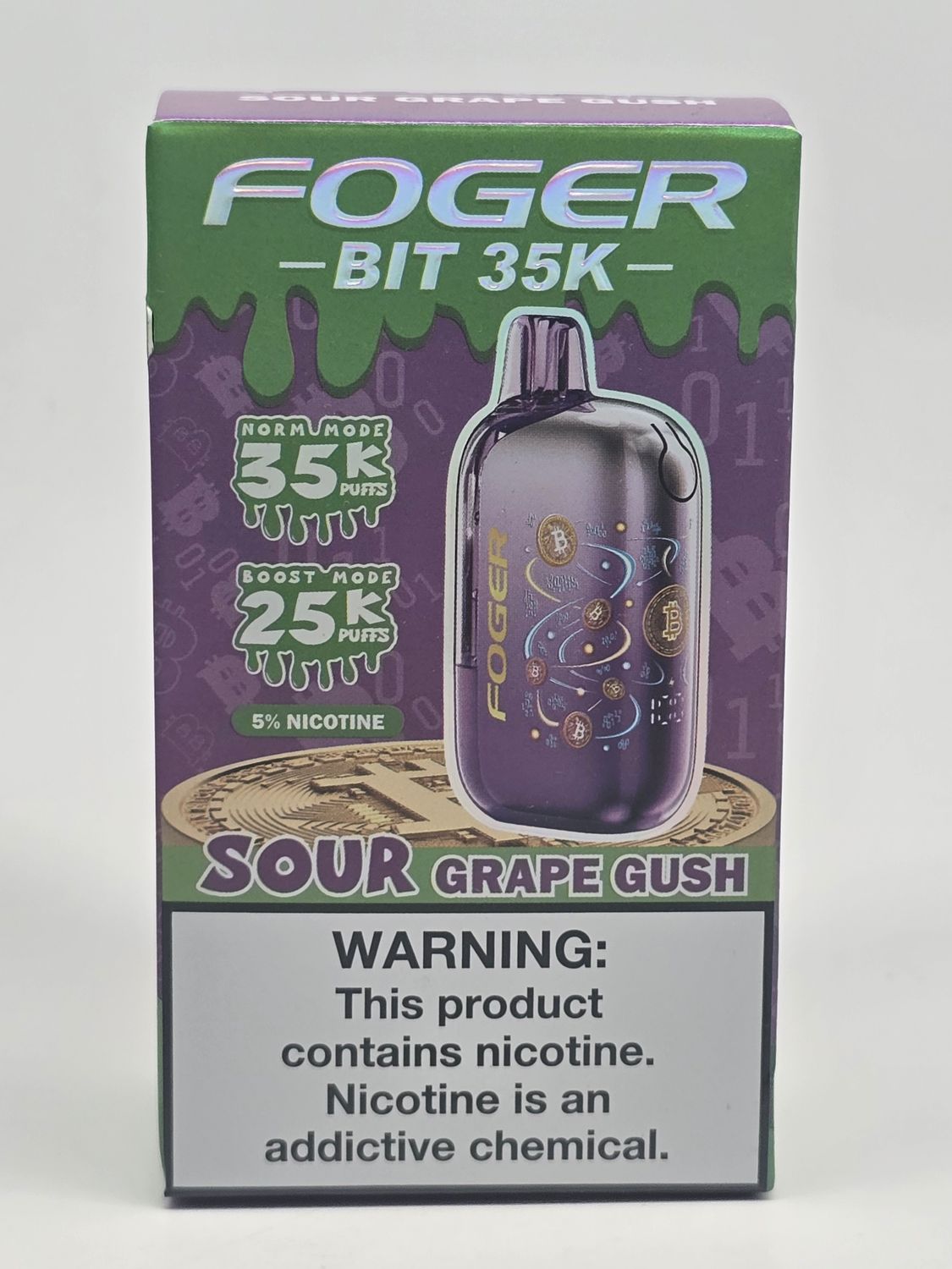 Foger Bit 35k Disposable Sour Grape Gush