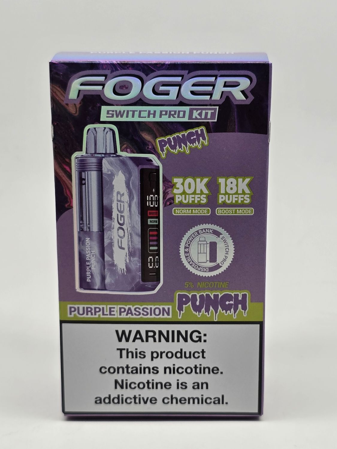 Foger Switch Pro Disposable Purple Passion Punch