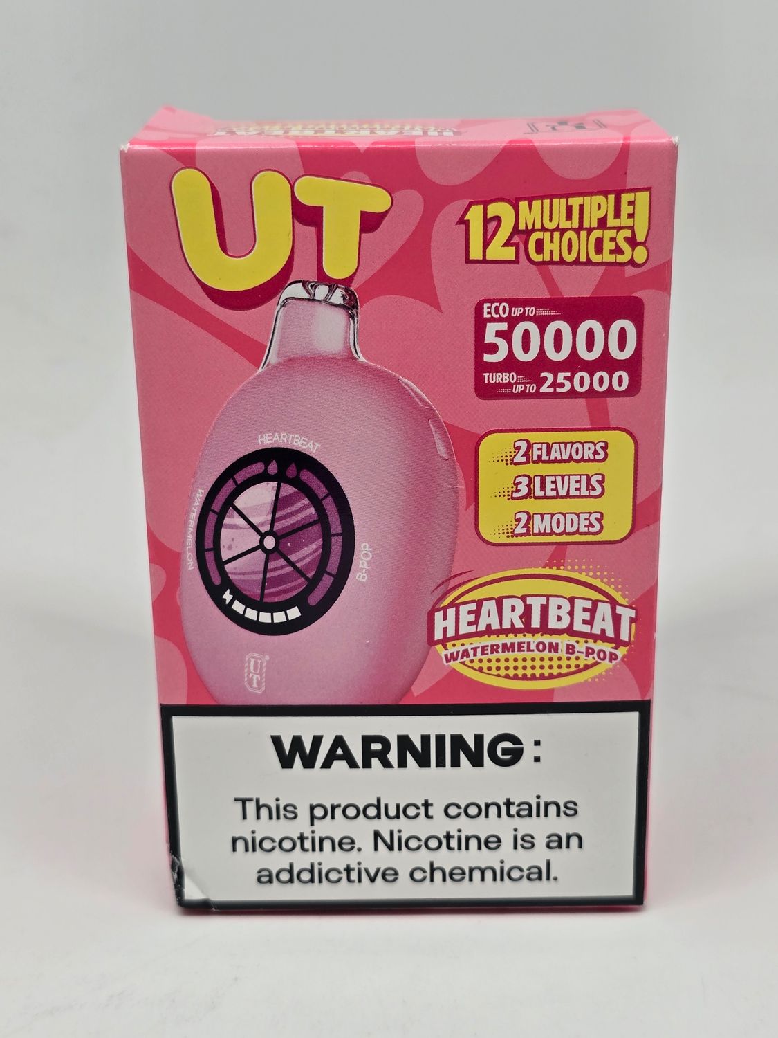 UTbar Disposable 50k HeartBeat Watermelon B-Pop