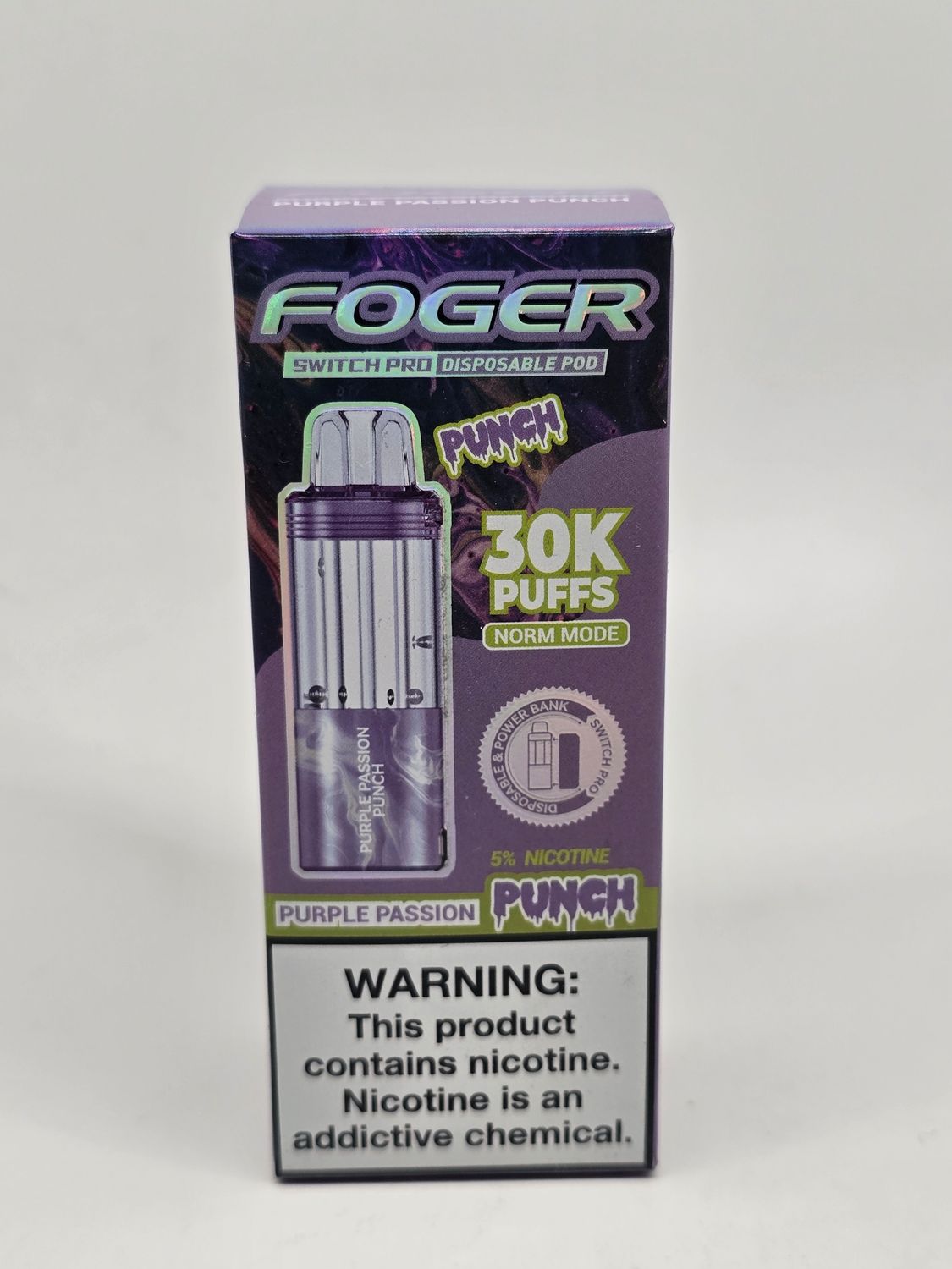 Foger Switch Pro Disposable (POD ONLY) Purple Passion Punch Foger Switch Pro Disposable (POD ONLY) Purple Passion Punch