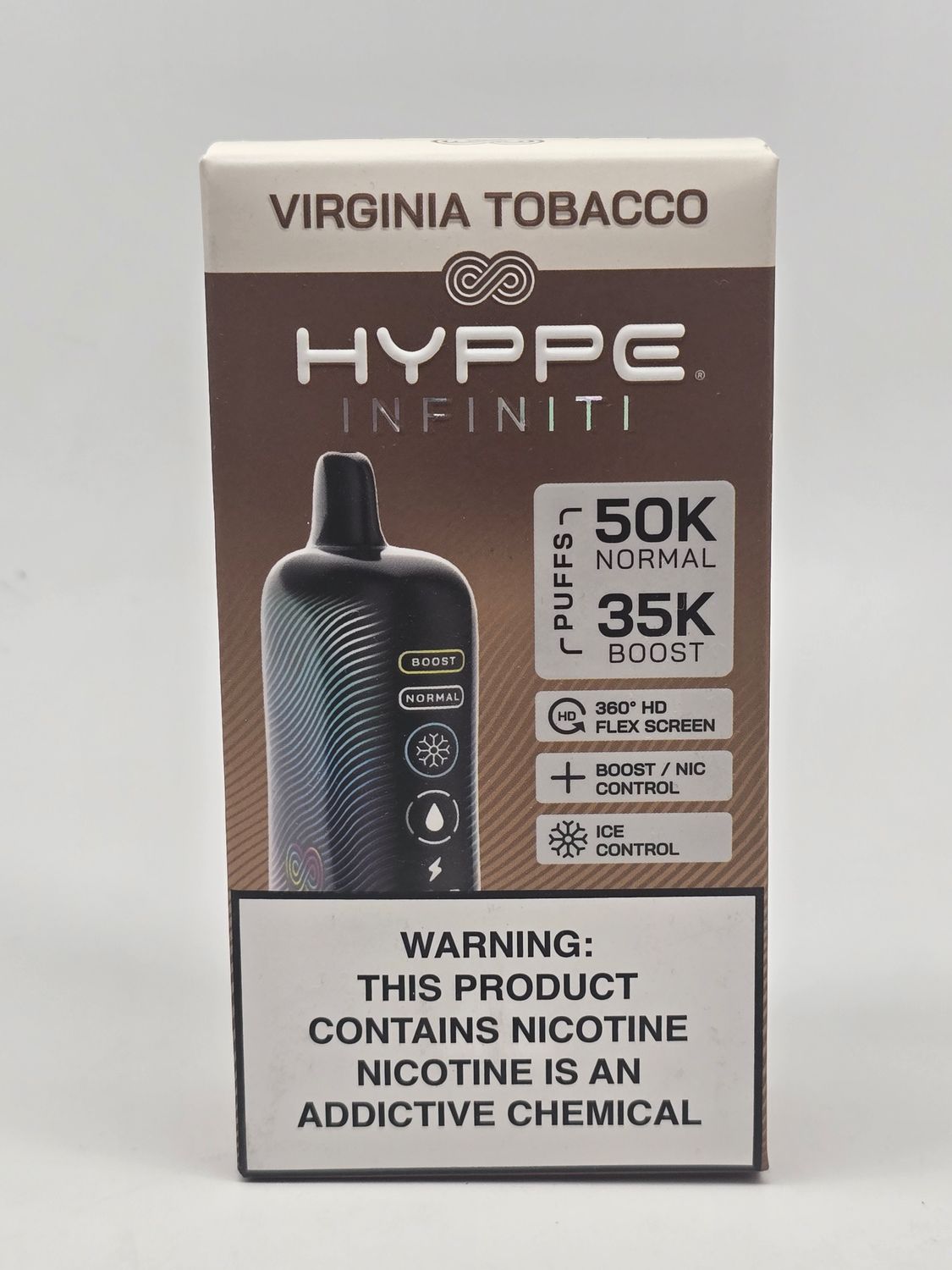 Hyppe Infiniti 50k Virginia Tobacco Hyppe Infiniti 50k Virginia Tobacco