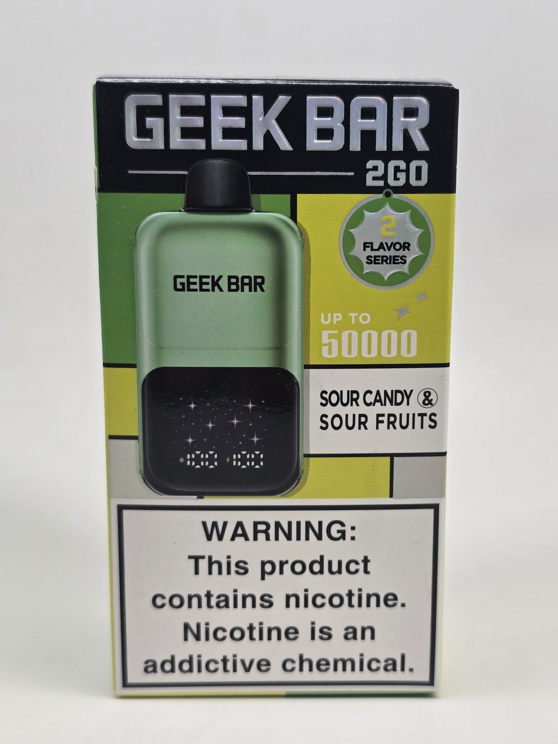 Geek Bar 2GO Disposable 50k Sour Candy & Sour Fruit Geek Bar 2GO Disposable 50k Sour Candy & Sour Fruit