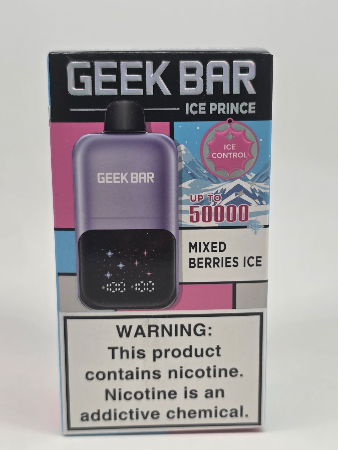 Geek Bar Ice Prince 50k Disposable Mixed Berry Ice
