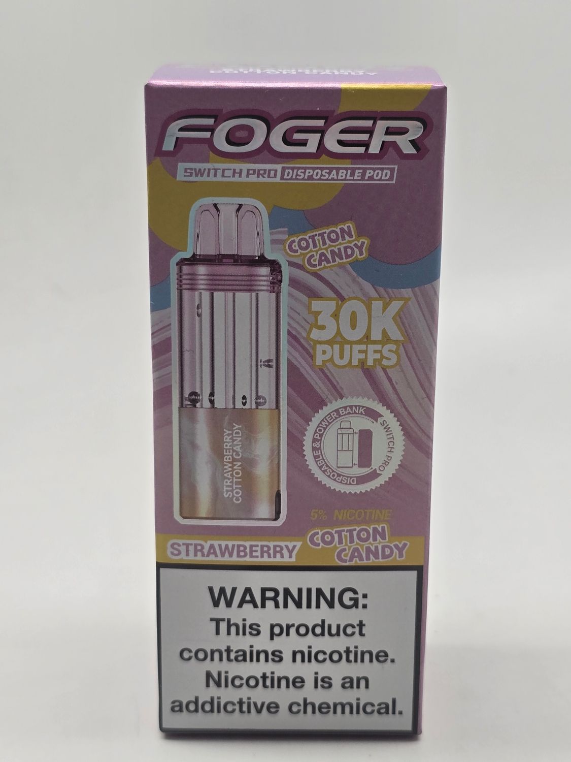 Foger Switch Pro Disposable (POD ONLY) Strawberry Cotton Candy