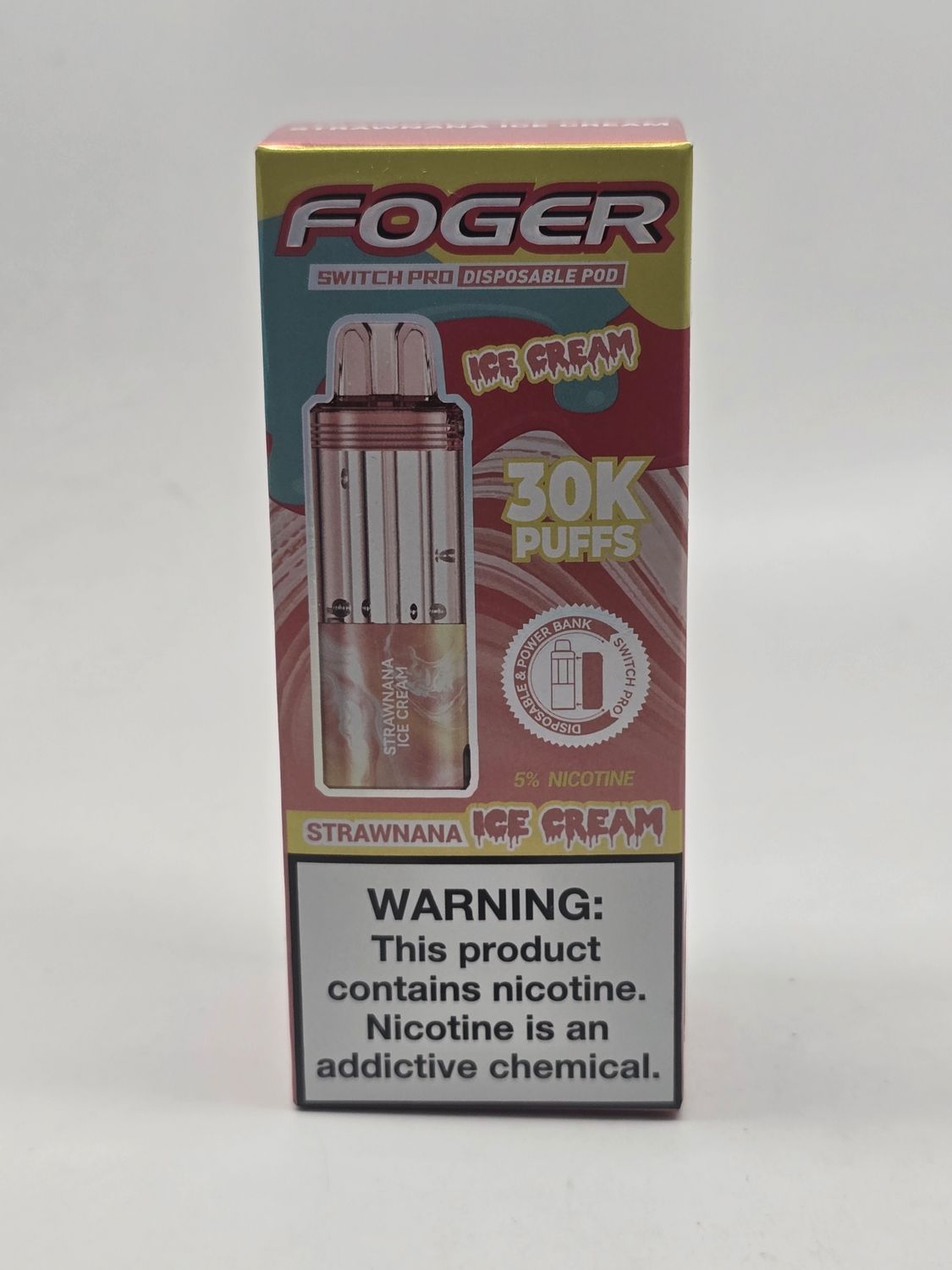 Foger Switch Pro Disposable (POD ONLY) Strawnana Ice Cream