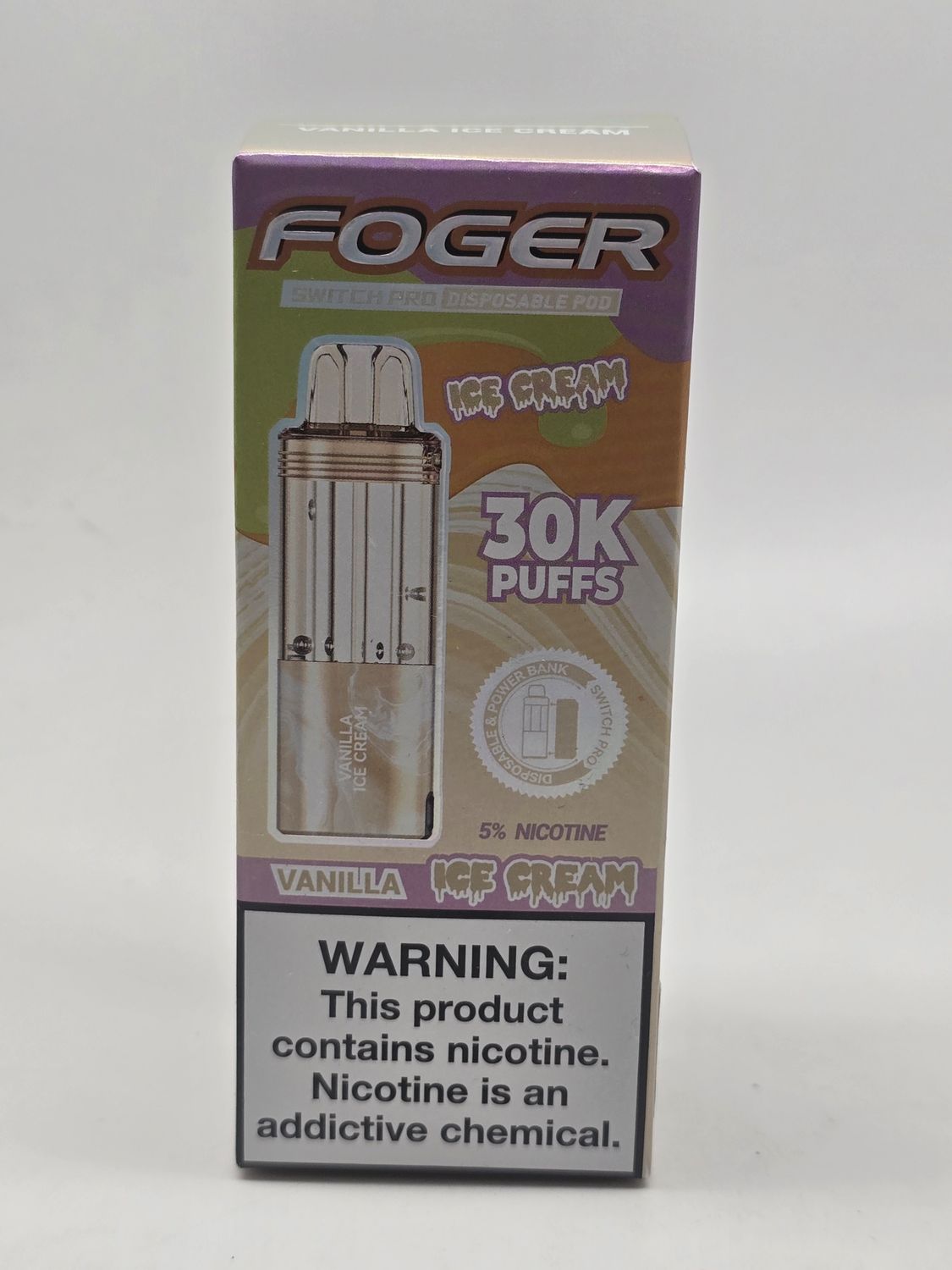 Foger Switch Pro Disposable (POD ONLY) Vanilla Ice Cream