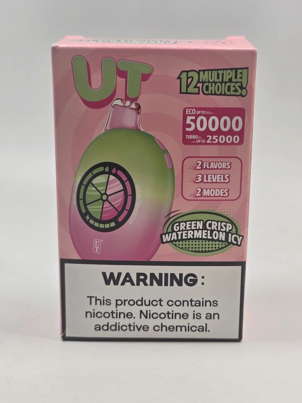 UTbar Disposable 50k Green Crisp Watermelon Icy