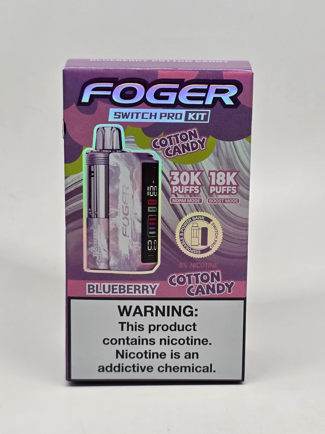 Foger Switch Pro Disposable Blueberry Cotton Candy