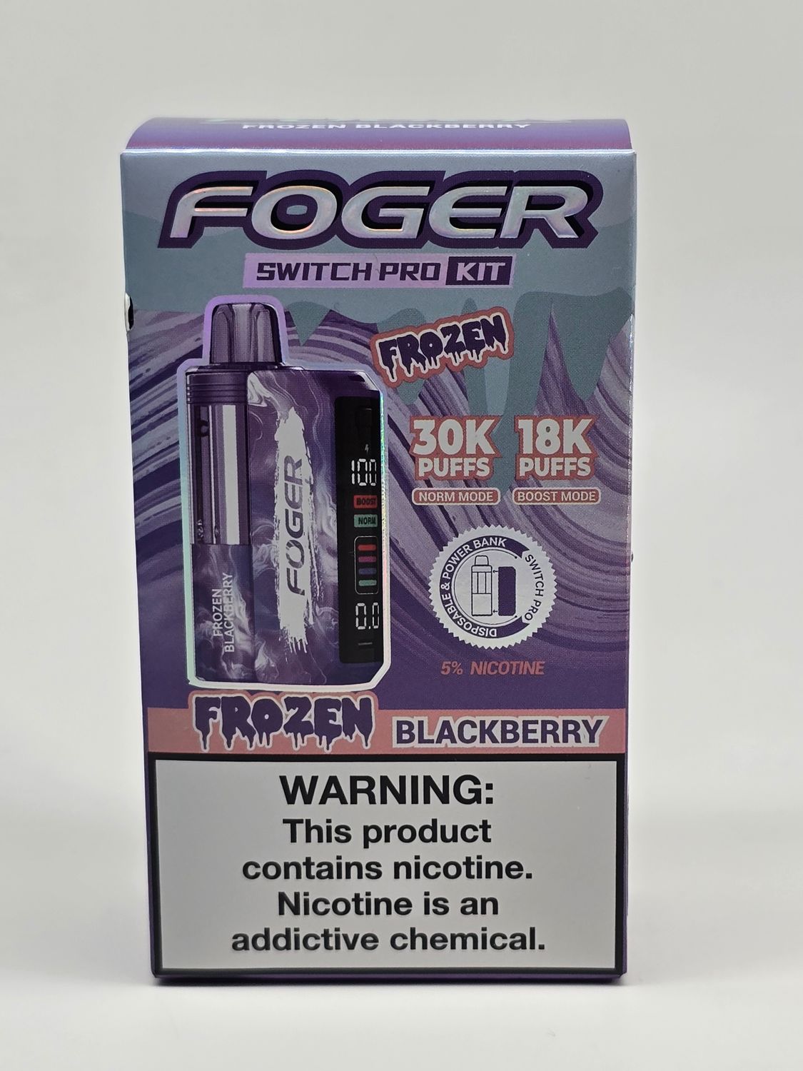 Foger Switch Pro Disposable Frozen Blackberry Foger Switch Pro Disposable Frozen Blackberry