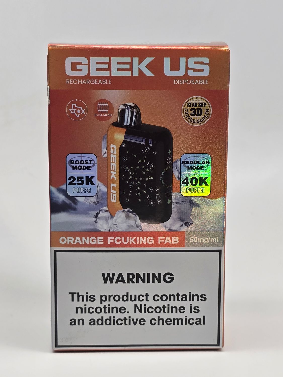 Geek US Turbo X 40K Orange Fcuking Fab
