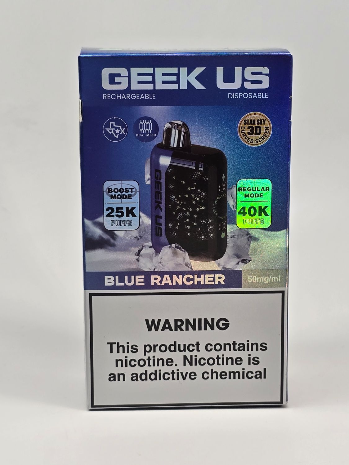 Geek US Turbo X 40K Blue Rancher Geek US Turbo X 40K Blue Rancher