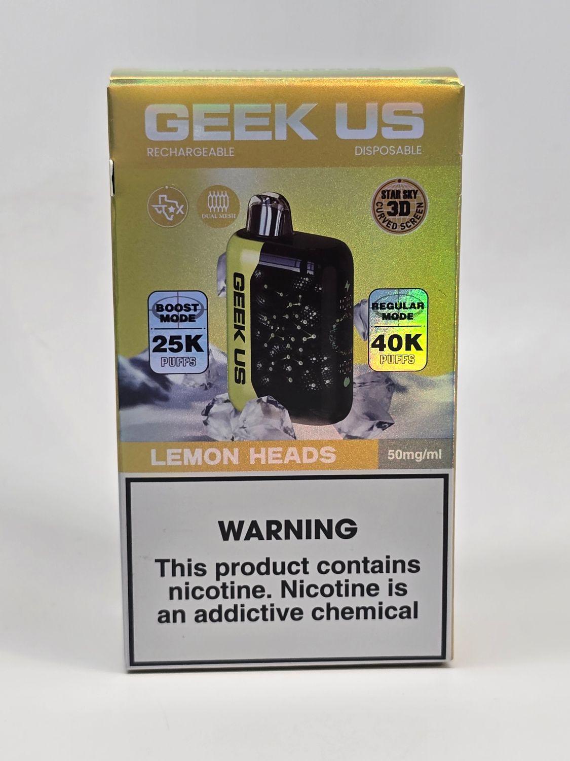 Geek US Turbo X 40K Lemon Heads