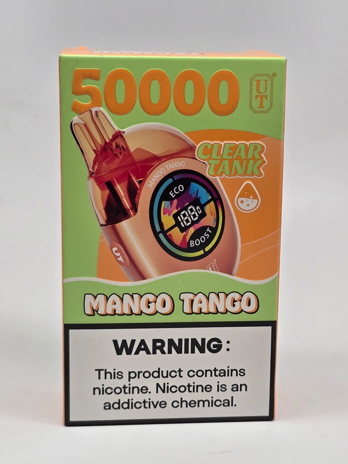 UTbar Disposable 50k Clear Tank Mango Tango