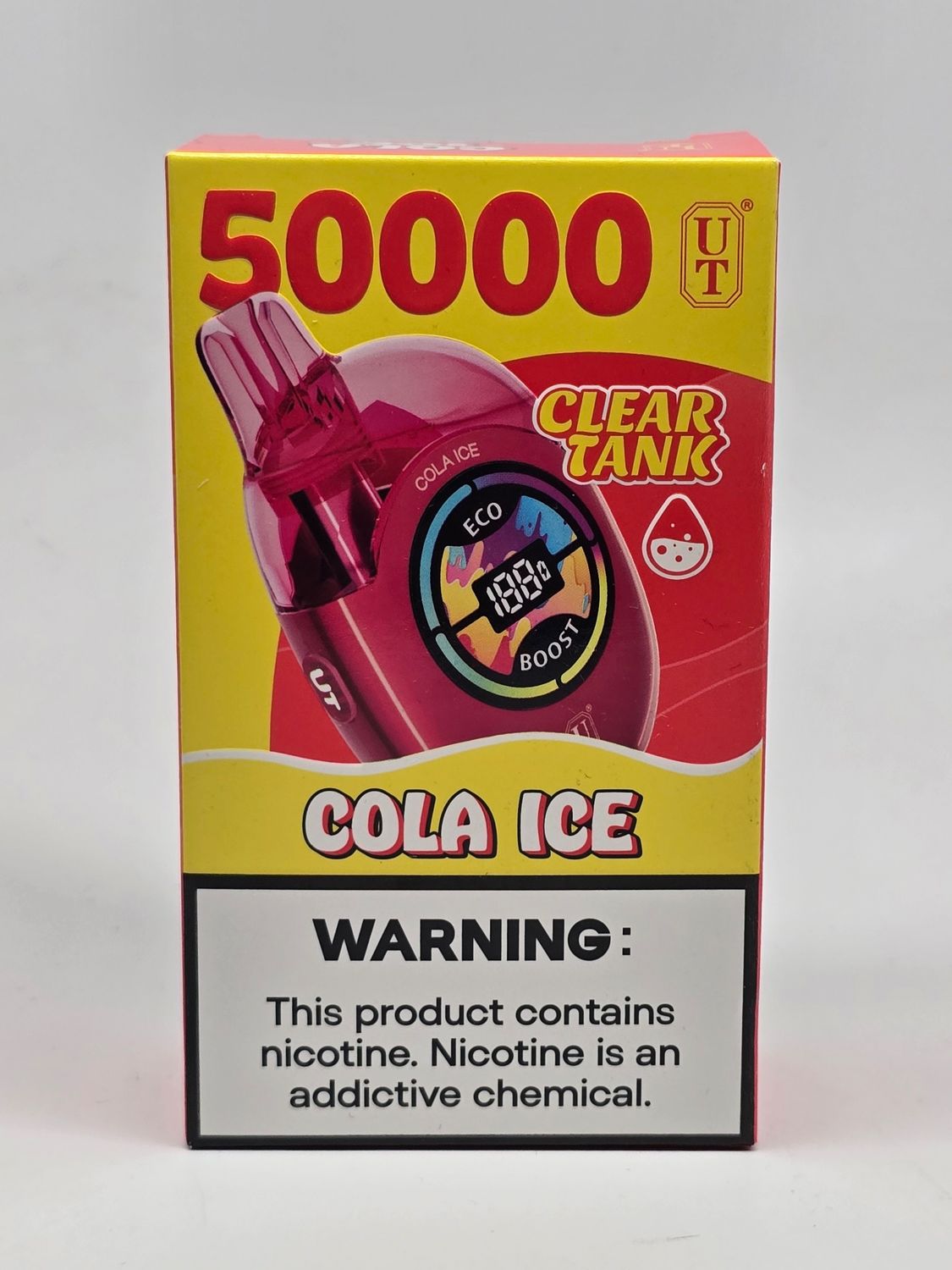 UTbar Disposable 50k Clear Tank Cola Ice