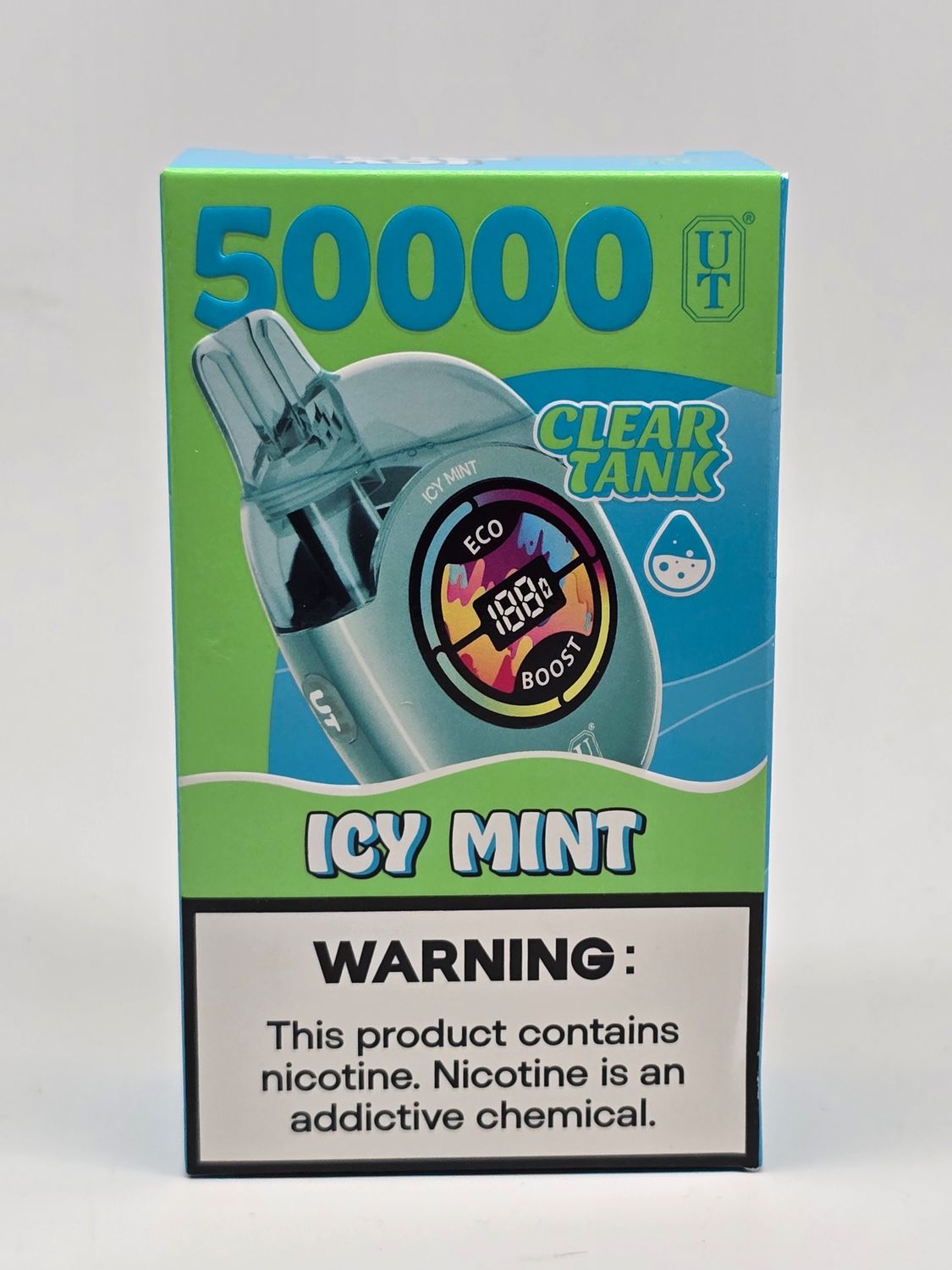 UTbar Disposable 50k Clear Tank Icy Mint UTbar Disposable 50k Clear Tank Icy Mint