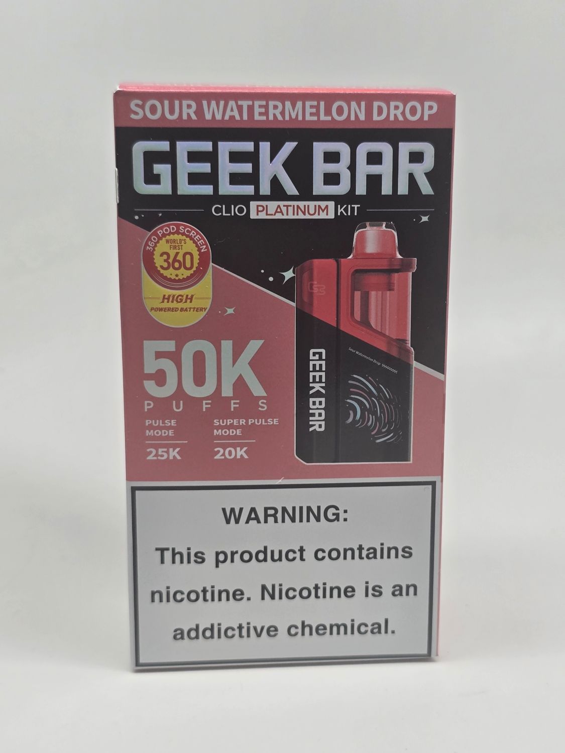 Geek Bar Clio Platinum Kit Sour Watermelon Drop