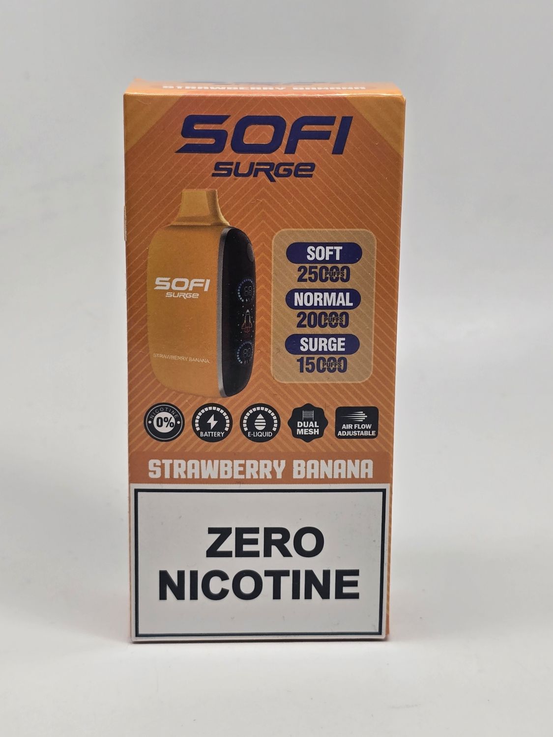 Sofi Surge 25k Zero Nicotine Strawberry Banana 