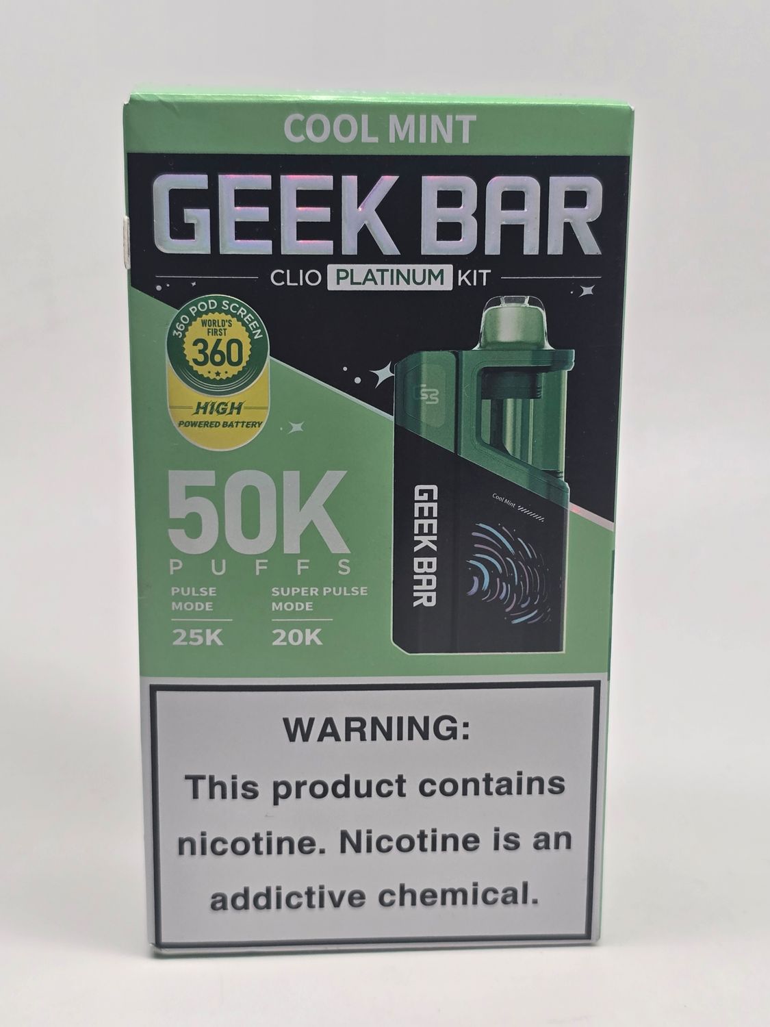 Geek Bar Clio Platinum Kit Cool Mint Geek Bar Clio Platinum Kit Cool Mint