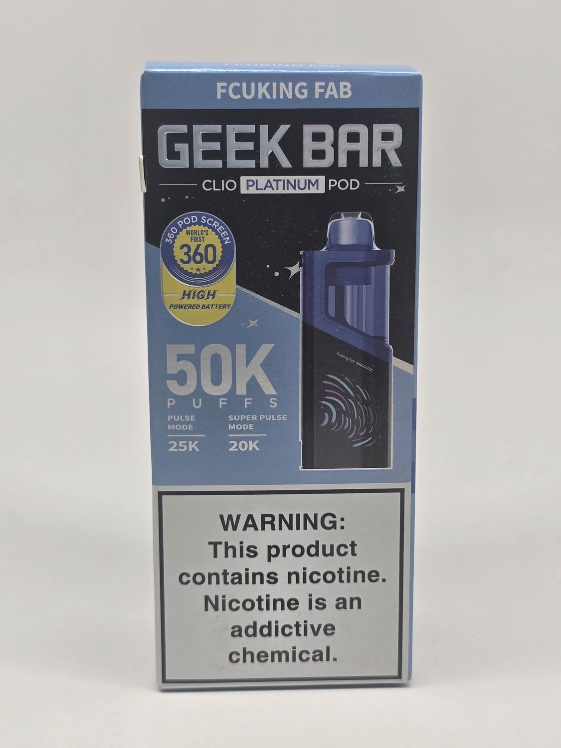 Geek Bar Clio Platinum (Pod Only) Fcuking Fab