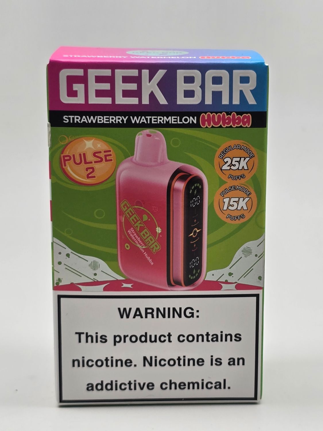 Geek Bar Pulse 2 Strawberry Watermelon Hubba