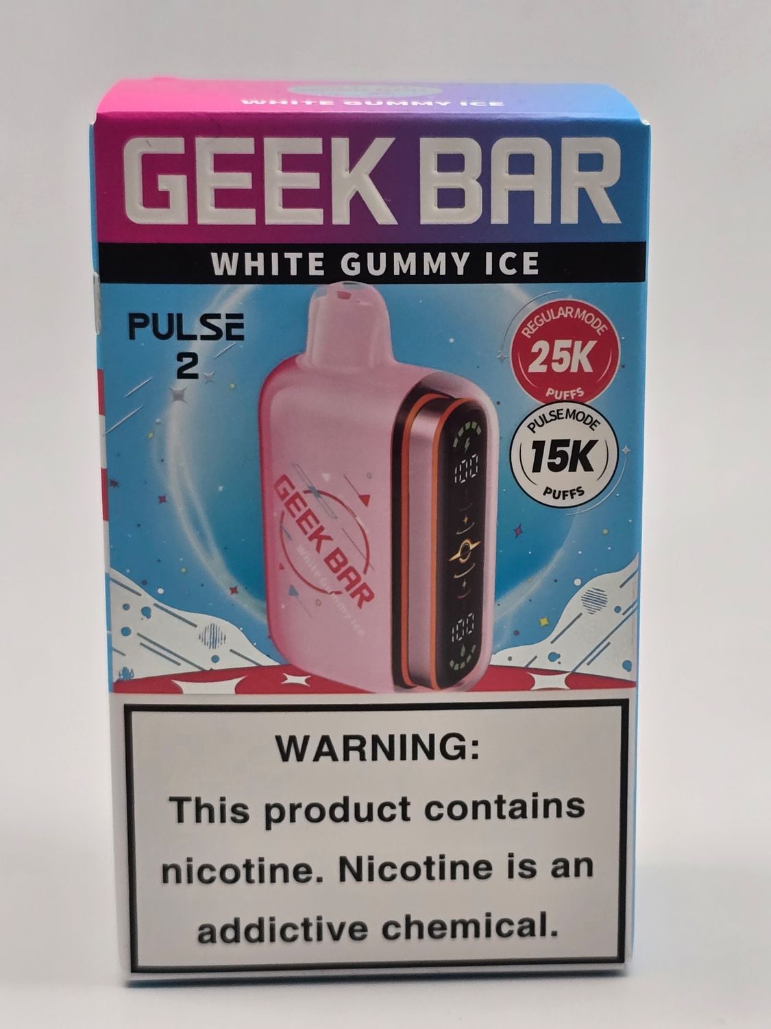 Geek Bar Pulse 2 White Gummy Ice