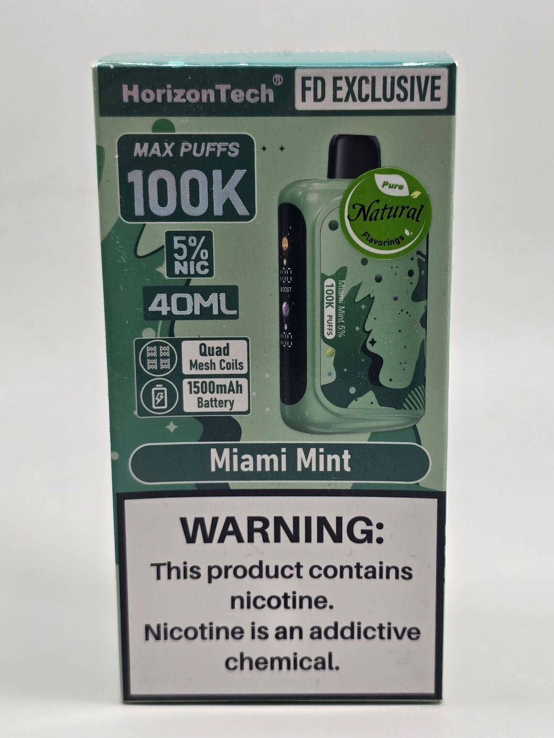 HorizonTech 100K Disposable Miami Mint HorizonTech 100K Disposable Miami Mint