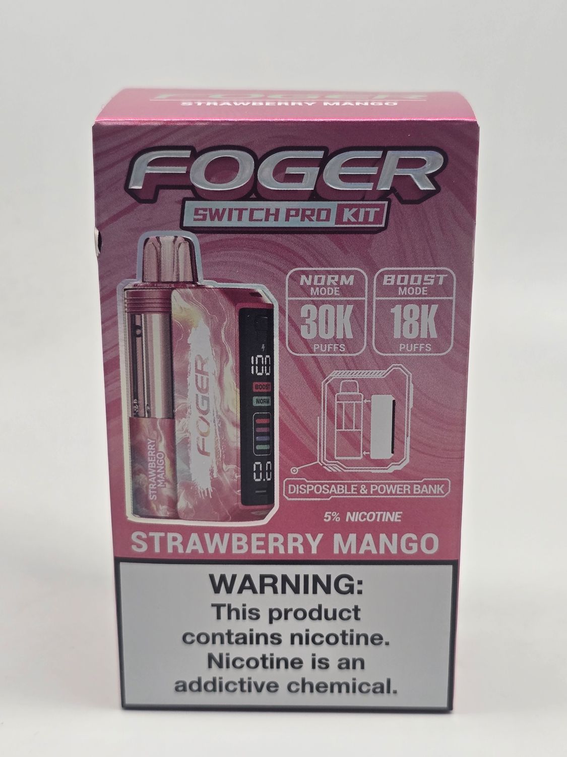 Foger Switch Pro Disposable Strawberry Mango Foger Switch Pro Disposable Strawberry Mango