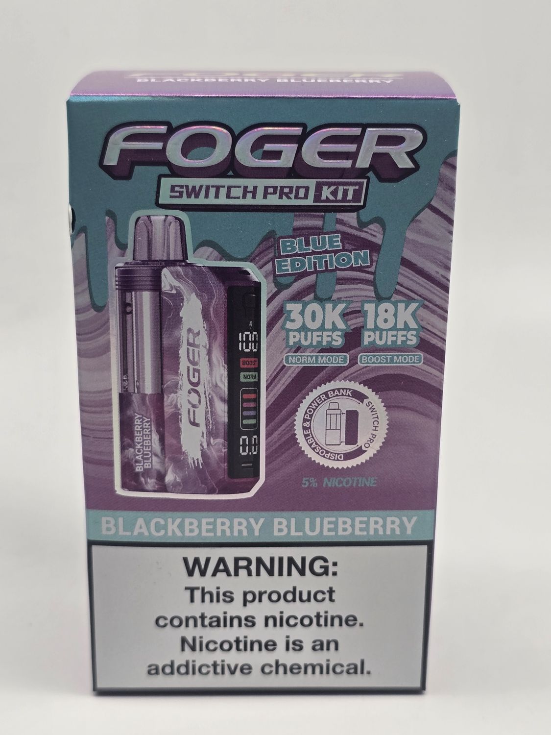Foger Switch Pro Disposable Blackberry Blueberry Foger Switch Pro Disposable Blackberry Blueberry