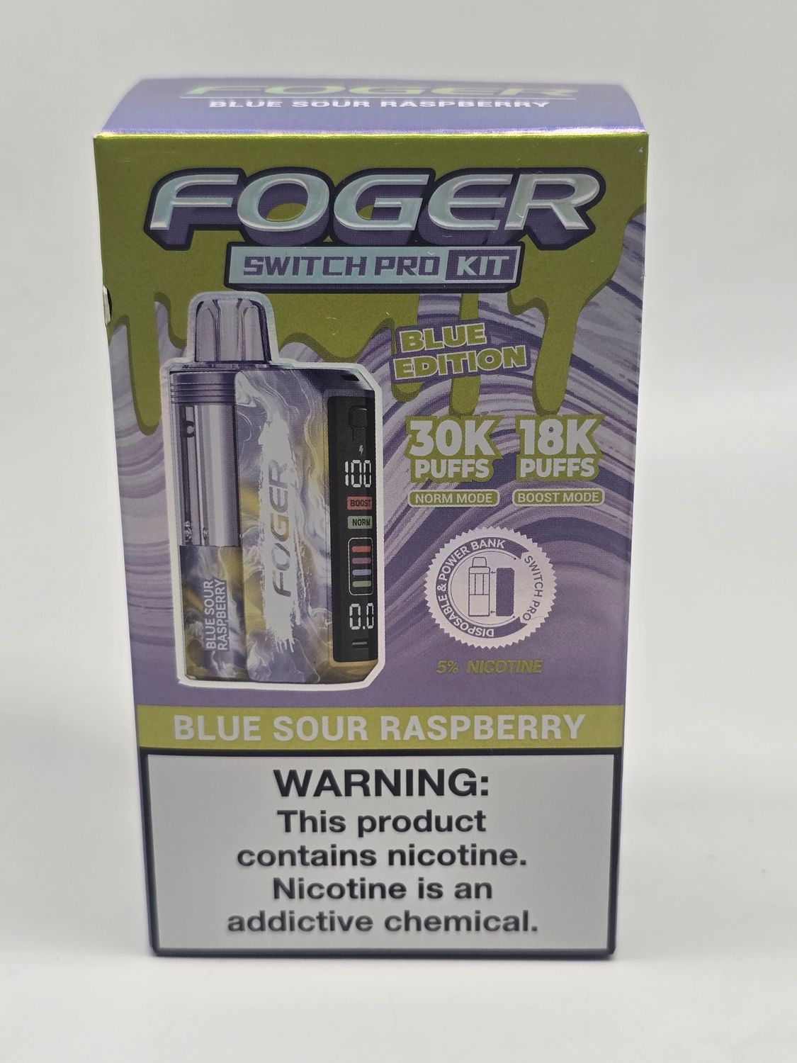 Foger Switch Pro Disposable Blue Sour Raspberry Foger Switch Pro Disposable Blue Sour Raspberry