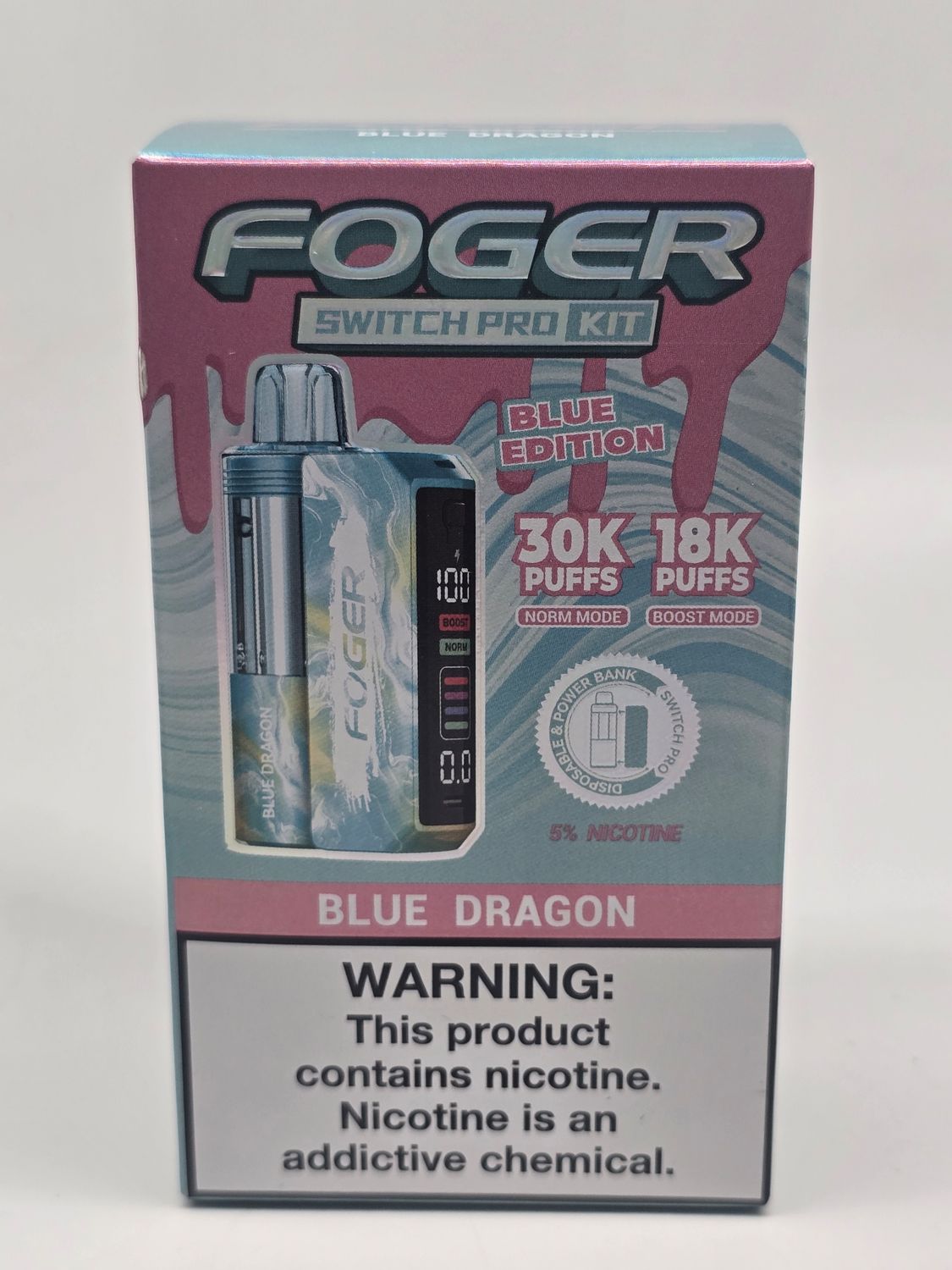 Foger Switch Pro Disposable Blue Dragon Foger Switch Pro Disposable Blue Dragon