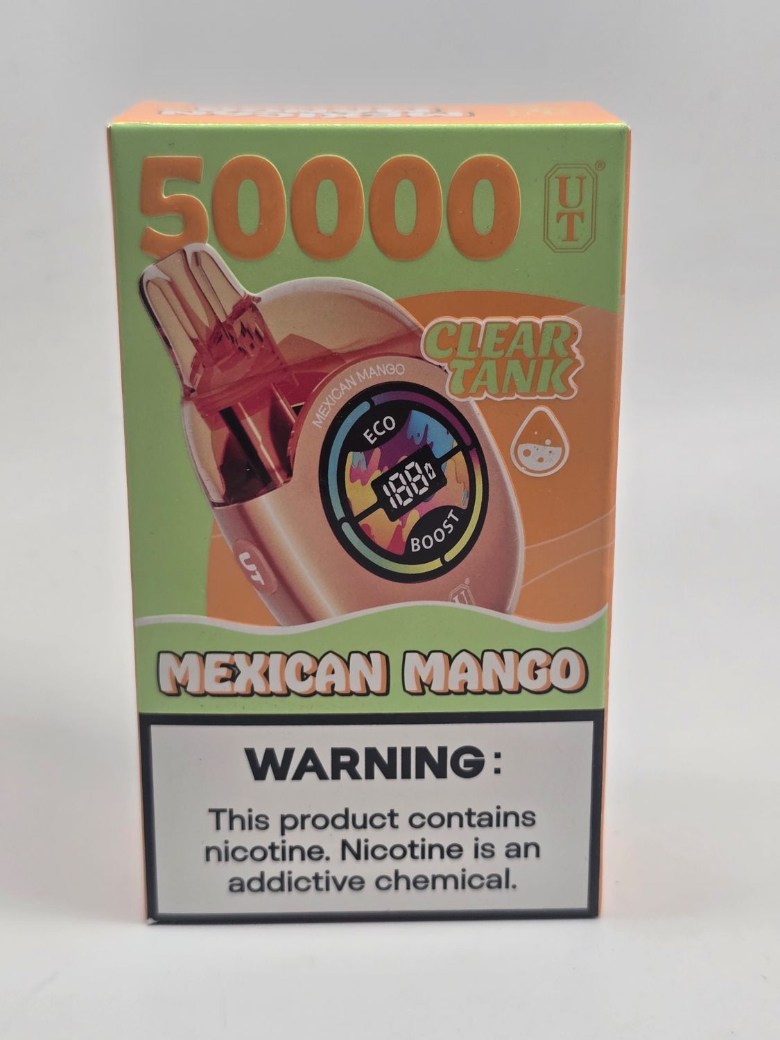 UTbar Disposable 50k Clear Tank Mexico Mango UTbar Disposable 50k Clear Tank Mexico Mango