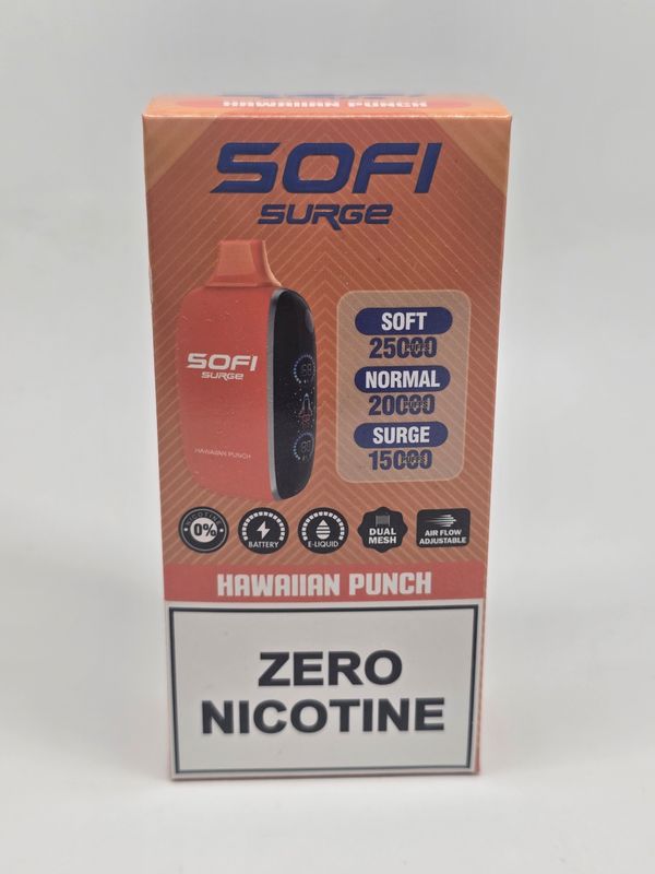Sofi Surge 25k Zero Nicotine Hawaiian Punch Sofi Surge 25k Zero Nicotine Hawaiian Punch